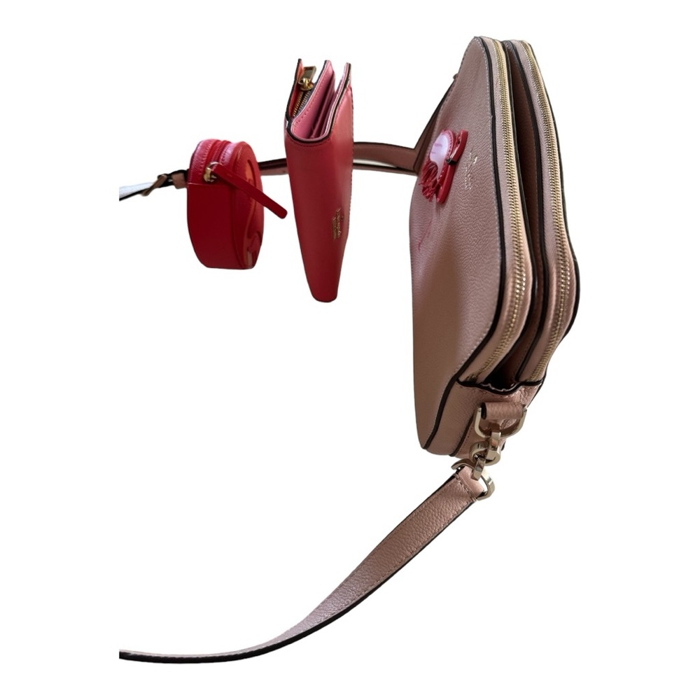 Kate Spade By The Pool Camera Bag,flamingo coin purse and wallet included. - Picture 8 of 17